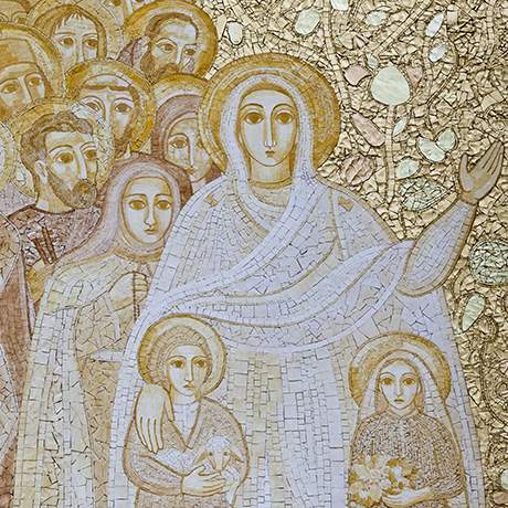 Mural of the Altar, Church of the Holy Trinity, Shrine of Fatima